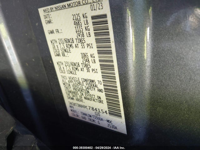 Nissan Rogue Sv Intelligent Awd 2023 5N1BT3BB4PC784154 Image 9