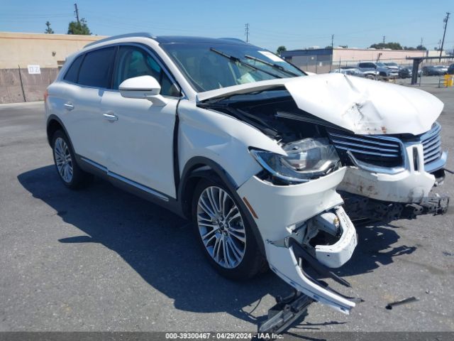 39300467 :رقم المزاد ، 2LMPJ6LRXHBL50027 vin ، 2017 Lincoln Mkx Reserve مزاد بيع