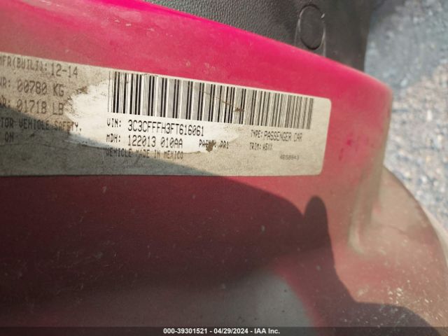 3C3CFFFH3FT616061 Fiat 500 ABARTH