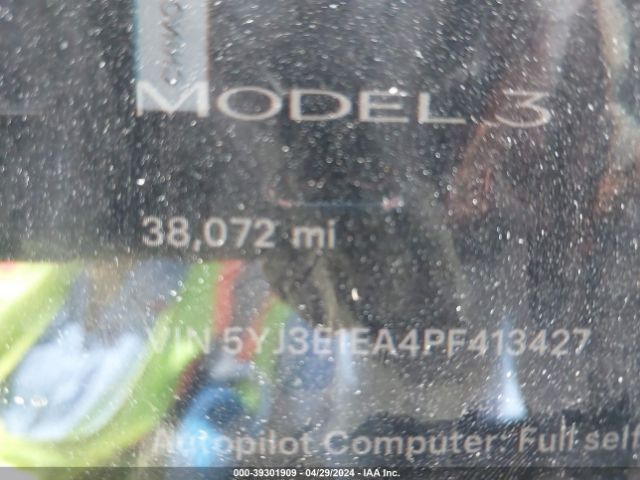 5YJ3E1EA4PF413427 Tesla Model 3 Rear-wheel Drive