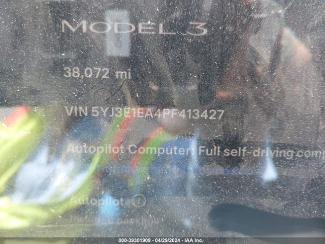 5YJ3E1EA4PF413427 Tesla Model 3 Rear-wheel Drive