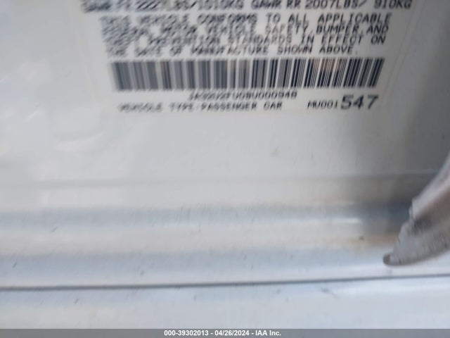 2011 MITSUBISHI LANCER JA32U2FU0BU000948 Photo 8
