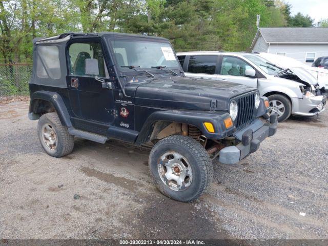 Продажа на аукционе авто 2000 Jeep Wrangler Sahara, vin: 1J4FA59S1YP743076, номер лота: 39302213