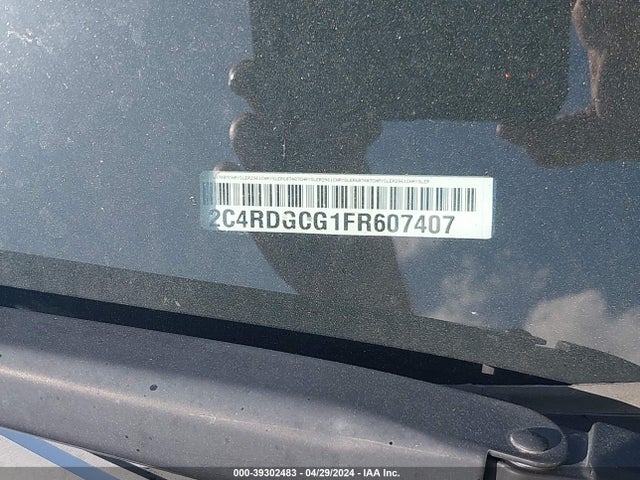 Dodge Grand Caravan Sxt 2015 2C4RDGCG1FR607407 Image 9