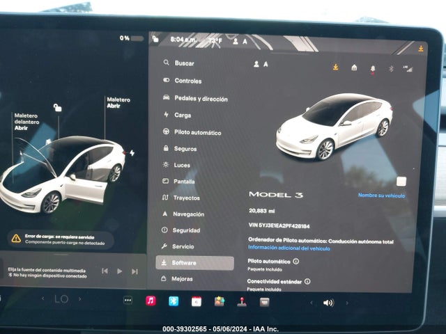 2023 TESLA MODEL 3 5YJ3E1EA2PF428184 Photo 6
