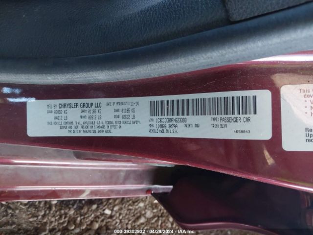 1C3CCCCB9FN623393 Chrysler 200 C
