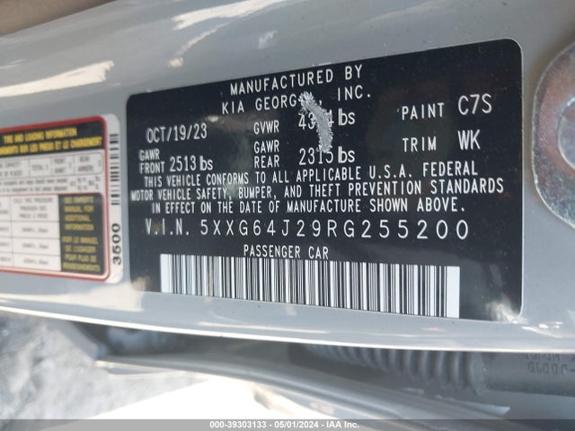KIA K5 Gt-line 2024 5XXG64J29RG255200 Image 9