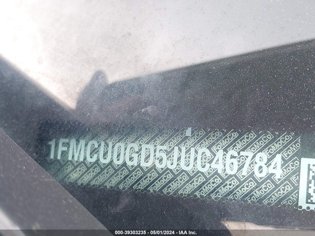 Ford ESCAPE SE 2018 1FMCU0GD5JUC46784 Image 9
