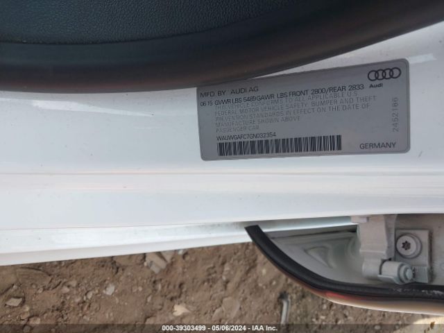 WAUWGAFC7GN032354 Audi A7 3.0t Premium Plus