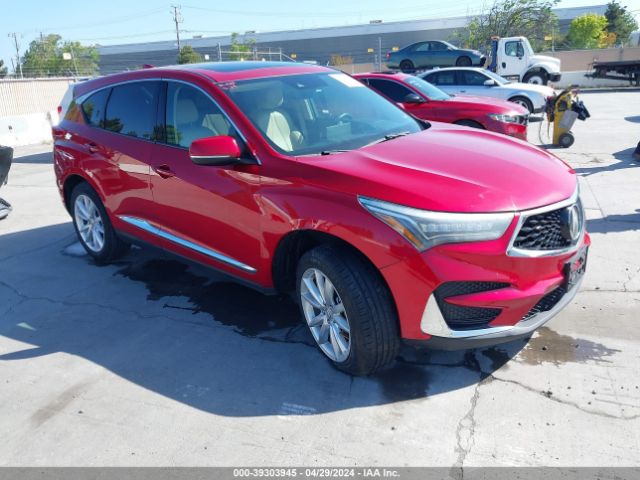 Auction sale of the 2020 Acura Rdx Standard, vin: 5J8TC2H3XLL006326, lot number: 39303945