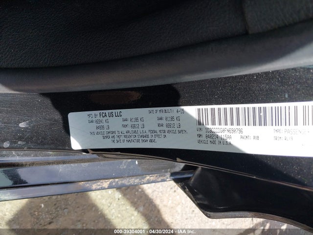 Chrysler 200 S 2015 1C3CCCDG0FN690796 Image 9