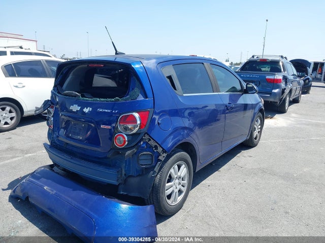 Chevrolet Sonic Lt Auto 2014 1G1JC6SB3E4194948 Image 4