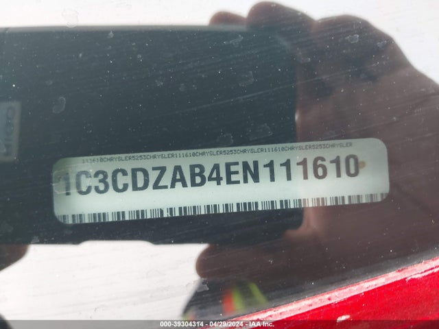 Dodge AVENGER SE 2014 1C3CDZAB4EN111610 Image 9