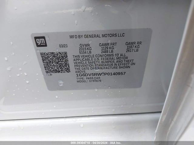 Cadillac Ct5-v V-series 2023 1G6DV5RW0P0140957 Image 9