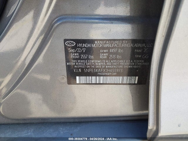 Hyundai SONATA SEL 2018 5NPE34AFXJH655973 Image 9
