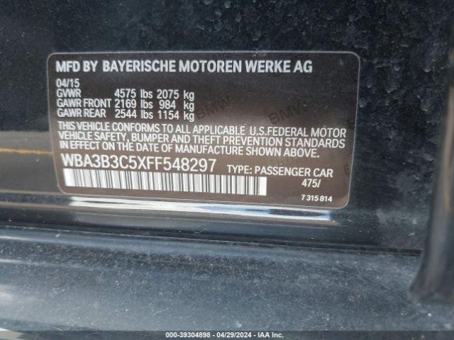 WBA3B3C5XFF548297 BMW 328i Xdrive