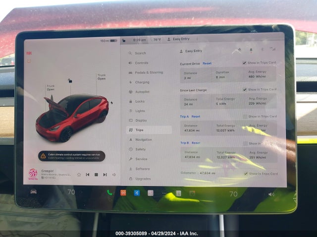 5YJYGDEDXMF106352 Tesla Model Y Standard Range Rear-wheel Drive