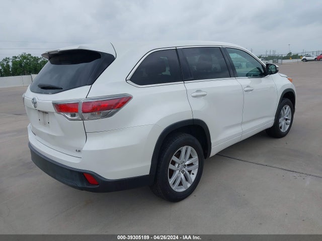 Toyota Highlander Le 2015 5TDZARFH2FS013649 Image 4