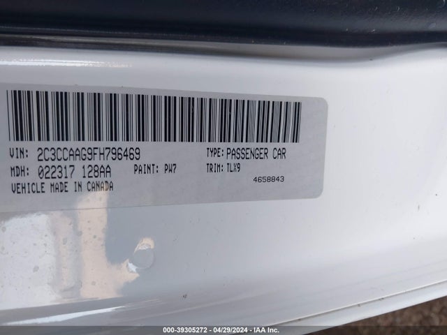 2C3CCAAG9FH796469 Chrysler 300 Limited