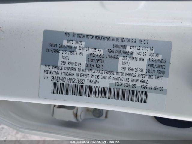 3MVDMACLXMM213282 Mazda Cx-30 Preferred
