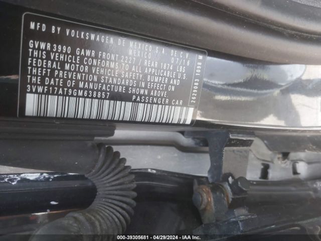 3VWF17AT9GM638857 Volkswagen Beetle 1.8t Classic
