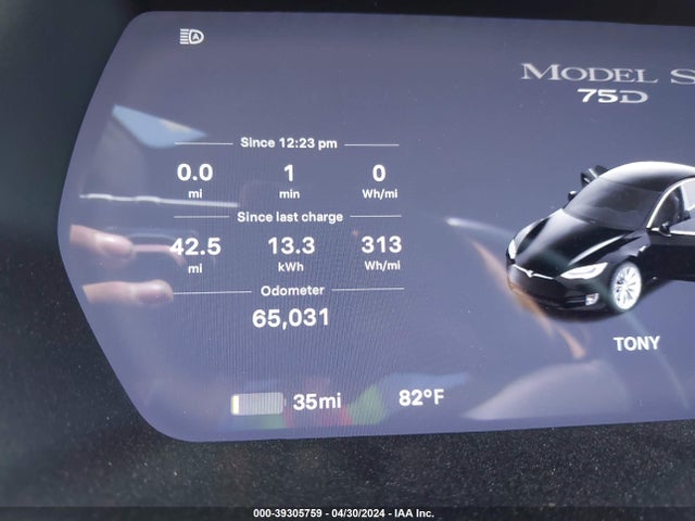 Tesla Model S 100d/75d/p100d 2018 5YJSA1E23JF297614 Image 7