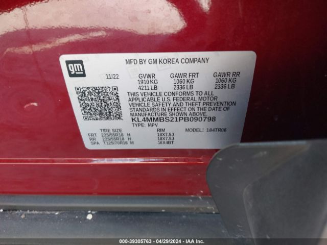 2023 BUICK ENCORE GX KL4MMBS21PB090798 Photo 8