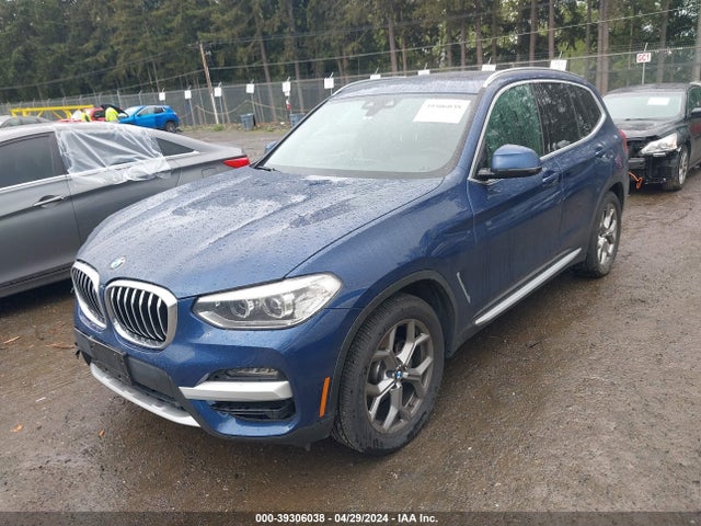 BMW X3 Xdrive30i 2020 5UXTY5C05L9B74663 Image 2