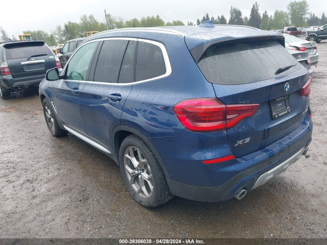 BMW X3 Xdrive30i 2020 5UXTY5C05L9B74663 Image 3