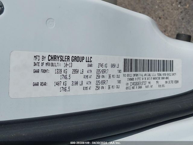 2C4RDGBG8ER187337 Dodge Grand Caravan American Value Pkg