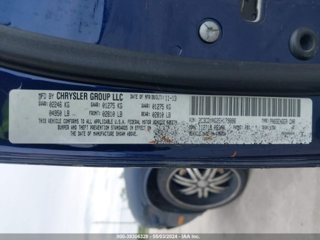2C3CDYAG2EH179886 Dodge Challenger Sxt