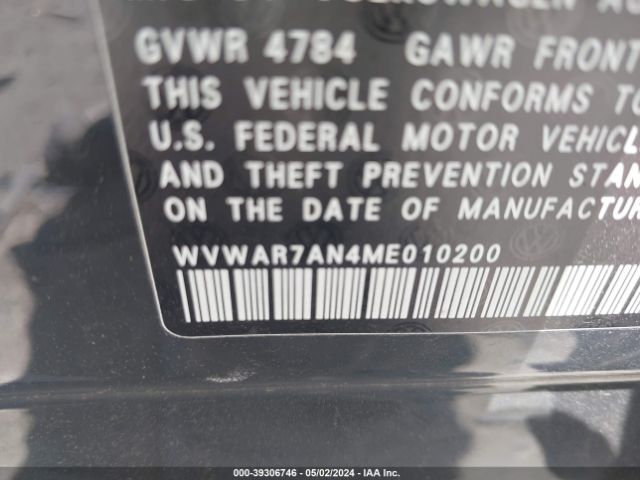 WVWAR7AN4ME010200 Volkswagen Arteon 2.0t Se