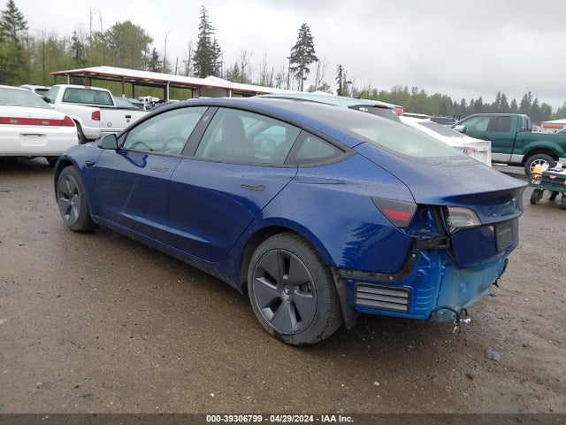 Tesla Model 3 Rear-wheel Drive 2022 5YJ3E1EA5NF251742 Image 3