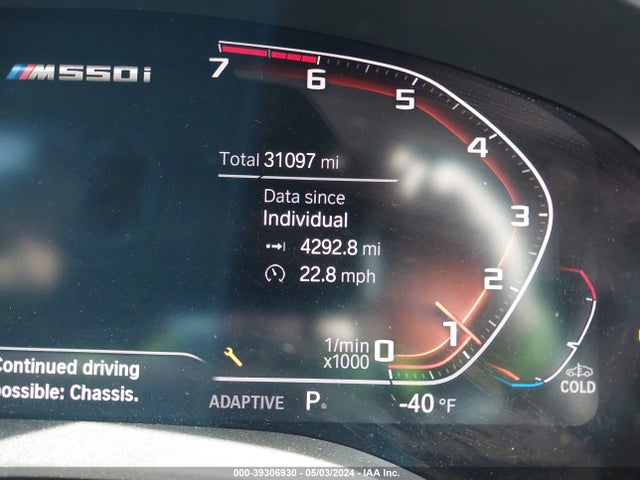 BMW M550i Xdrive 2020 WBAJS7C08LBN96757 Image 7
