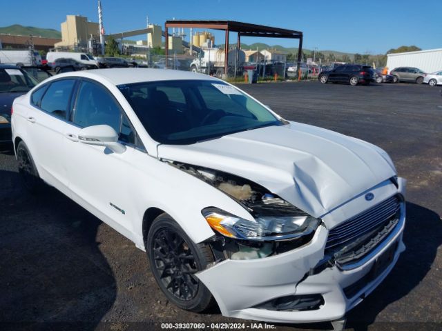 Продаж на аукціоні авто 2016 Ford Fusion Hybrid Se, vin: 3FA6P0LU6GR342816, номер лоту: 39307060