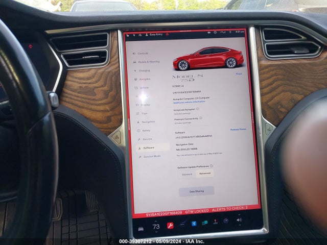 5YJSA1E23GF168409 Tesla Model S 60d/70d/75d/85d/90d