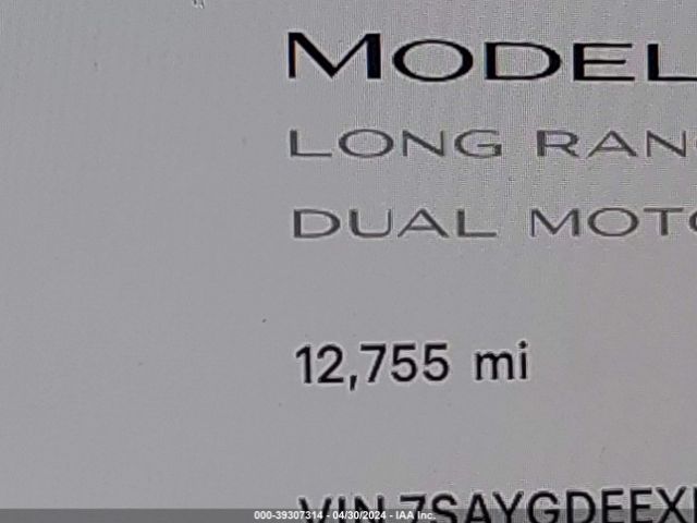 7SAYGDEEXPA106574 Tesla Model Y Awd/long Range Dual Motor All-wheel Drive