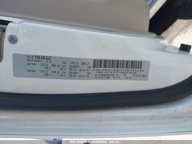 Dodge Grand Caravan Se 2019 2C4RDGBG3KR787694 Image 9