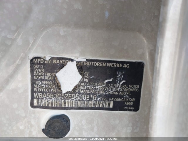 WBA5B3C52ED530816 BMW 535i Xdrive