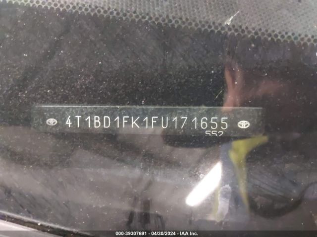 4T1BD1FK1FU171655 Toyota Camry Hybrid Le
