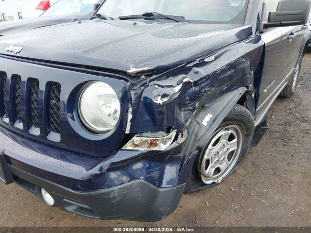 1C4NJRBB1HD165369 Jeep Patriot Sport 4x4