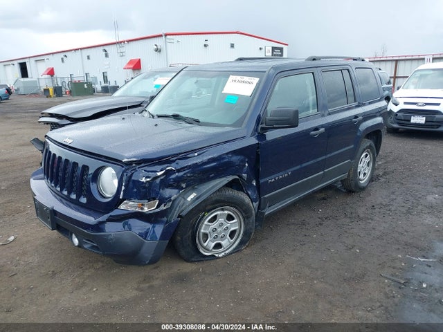 1C4NJRBB1HD165369 Jeep Patriot Sport 4x4
