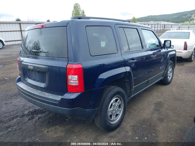 1C4NJRBB1HD165369 Jeep Patriot Sport 4x4