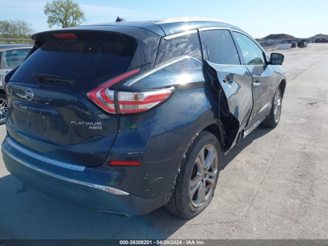 5N1AZ2MH3FN240589 Nissan Murano Platinum