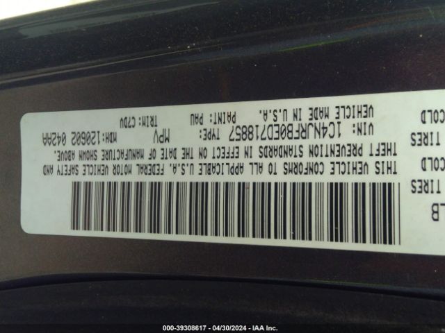 1C4NJRFB0ED718857 Jeep Patriot Latitude