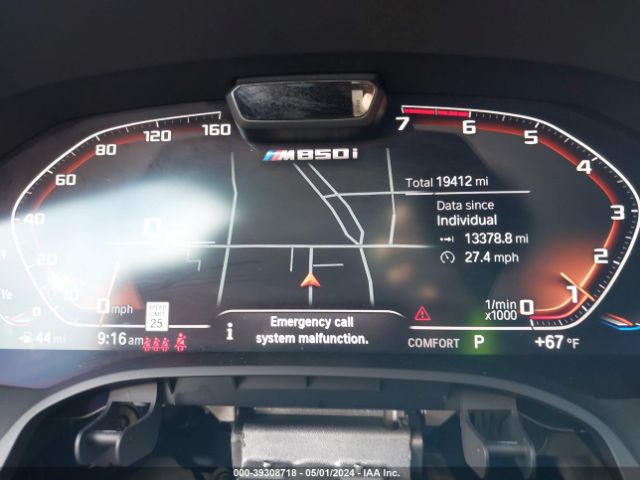 WBAGV8C00NCH42088 BMW M850i Gtan Coupe Xdrive