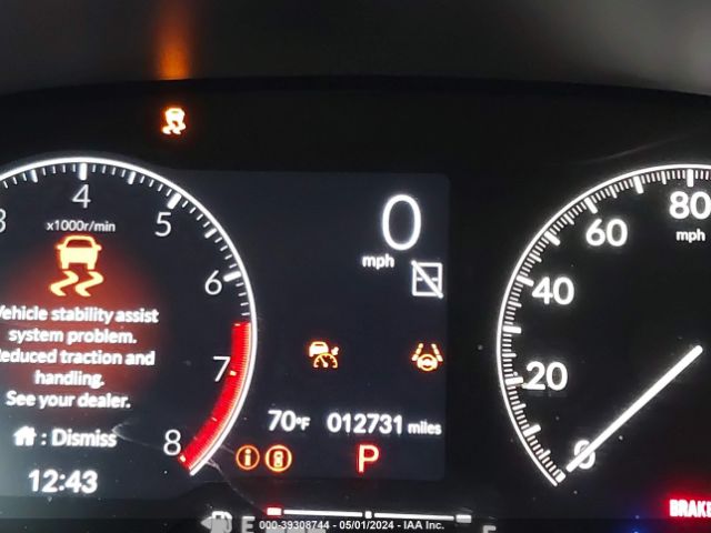 19XFL1H78PE016344 Honda Civic Ex-l /ex-l W/o Bsi
