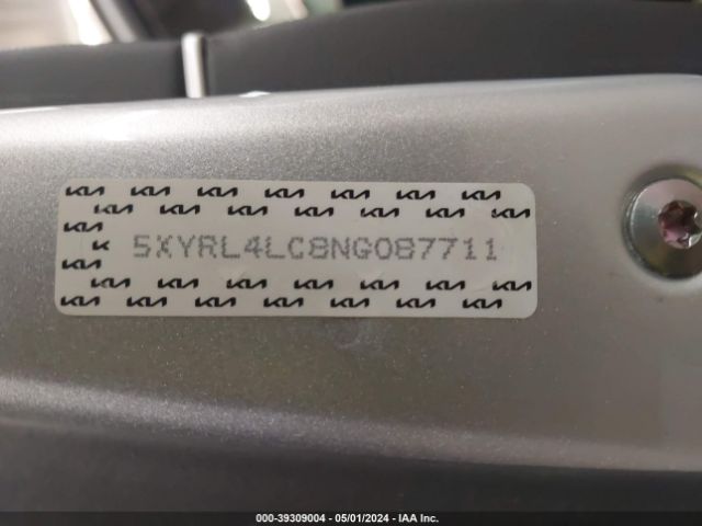 5XYRL4LC8NG087711 KIA SORENTO S