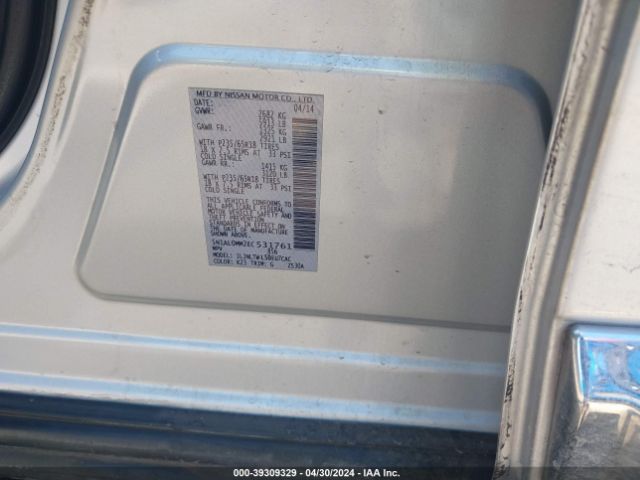5N1AL0MM2EC531761 Infiniti QX60