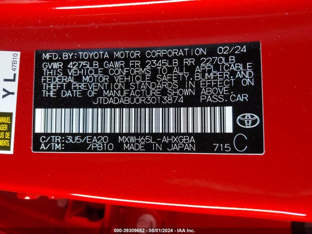 Toyota Prius Xle Awd-e 2024 JTDADABU0R3013874 Image 17